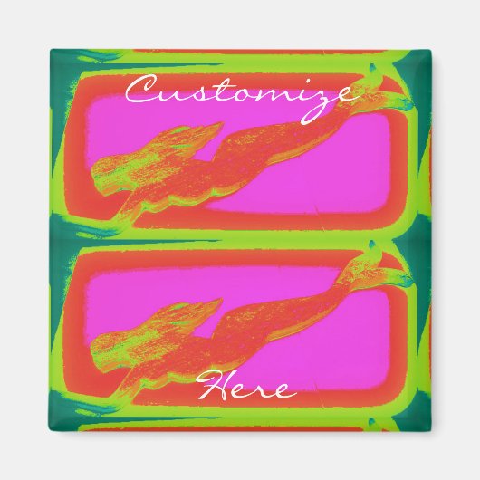 Meerjungfrauen Magnet (Vorne)