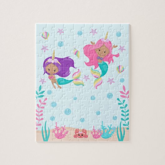 Meerjungfrauen, Meerjungfrauen Puzzle (Vertikal)