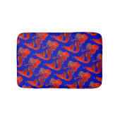 Meerjungfrauen mit rotem Button Badematte (Vorderseite)