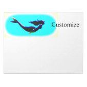 Meerjungfrauen Notizblock (Vorderseite)