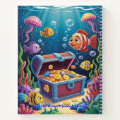 Meerjungfrauen Notizbuch – Süßes Schulheft für Kin (Rückseite)