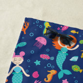Meerjungfrauen Personalisiert Strandtuch (Beispiel)