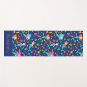 Meerjungfrauen Personalisiert Yogamatte (Vorderseite (Horizontal))