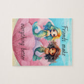 Meerjungfrauen Puzzle (Horizontal)