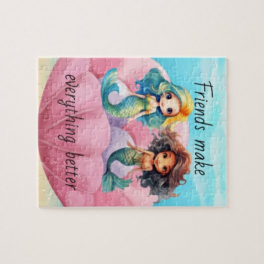Meerjungfrauen Puzzle (Horizontal)