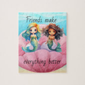 Meerjungfrauen Puzzle (Vertikal)