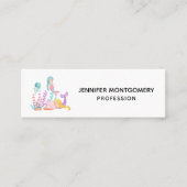 Meerjungfrauen & Quallen Unterwasserfarbe Mini Mini Visitenkarte (Vorderseite)