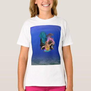 Meerjungfrauen rettete die Hummer. T-Shirt