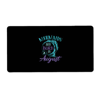 Meerjungfrauen sind im August zum Geburtstag Gebor