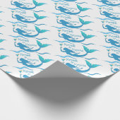 Meerjungfrauen und Margarita, die Versorgungen Geschenkpapier (Ecke)