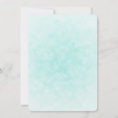 Meerjungfrauen und Quallen unter dem Meeresgrund Einladung (Rückseite)