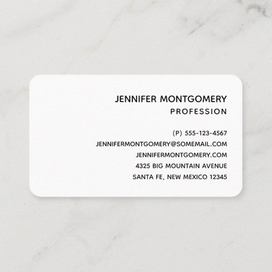 Meerjungfrauen und Quallen Unterwasserfarbe Busi Visitenkarte (Rückseite)