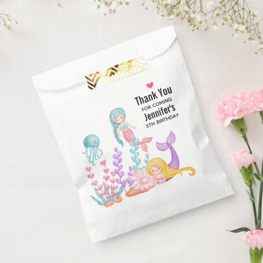 Meerjungfrauen und Quallen Unterwasserfarbe Geschenktütchen (Versiegelt)