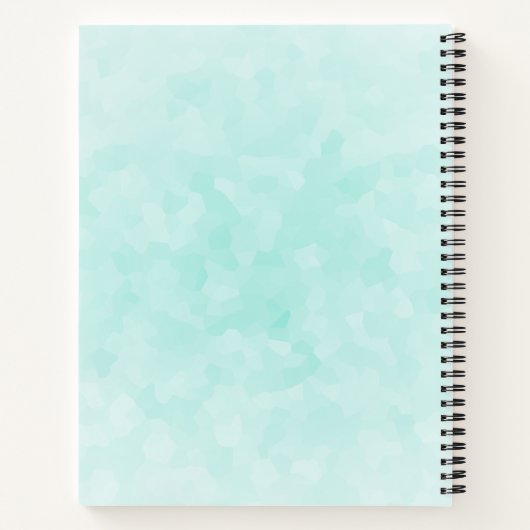 Meerjungfrauen und Quallen Unterwasserfarbe Notizblock (Rückseite)