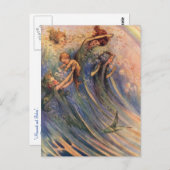 Meerjungfrauen und Säuglinge Postkarte (Vorne/Hinten)