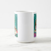 Meerjungfrauenfamilie (Rotköpfe) Tasse (Mittel)