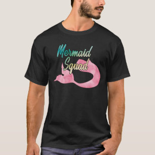 Meerjungfrauengruppe Meerjungfrau-Themen-Geburtsta T-Shirt