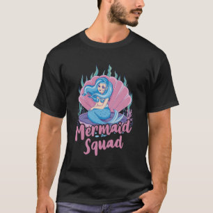Meerjungfrauenkammer Mythische Kreaturenkasse T-Shirt