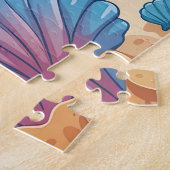 Meerjungfrauenkatze Puzzle (Seite)