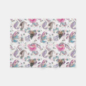 Meerjungfrauenpauschalen Fleecedecke (Vorderseite (Horizontal))