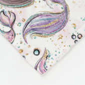 Meerjungfrauenpauschalen Fleecedecke (Ecke)