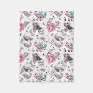 Meerjungfrauenpauschalen Fleecedecke