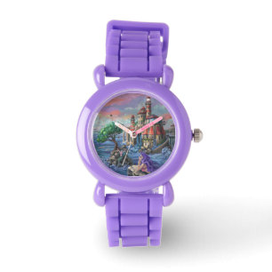 Meerjungfrauenschloss Armbanduhr