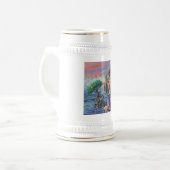 Meerjungfrauenschloss Bierglas (Vorderseite Links)