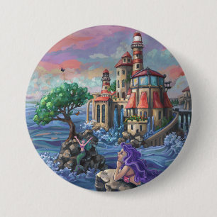 Meerjungfrauenschloss Button