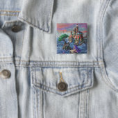 Meerjungfrauenschloss Button (Beispiel)