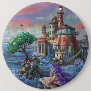 Meerjungfrauenschloss Button