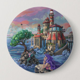 Meerjungfrauenschloss Button