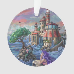 Meerjungfrauenschloss Ornament