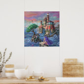 Meerjungfrauenschloss Poster (Küche)