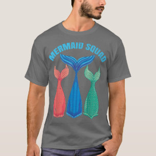 Meerjungfrauenschwanz Märchen Meerjungfrauen-Trupp T-Shirt