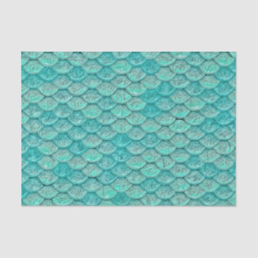 Meerjungfrauenskala Seidenpapier (Vorderseite)