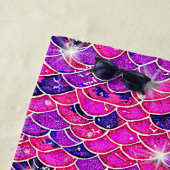 Meerjungfrauenskales Rosa Mauve mit Sternen Strandtuch (Beispiel)