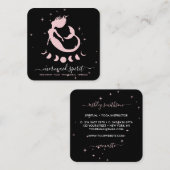 Meerjungfrauensterne Quadratische Visitenkarte (Vorne/Hinten)