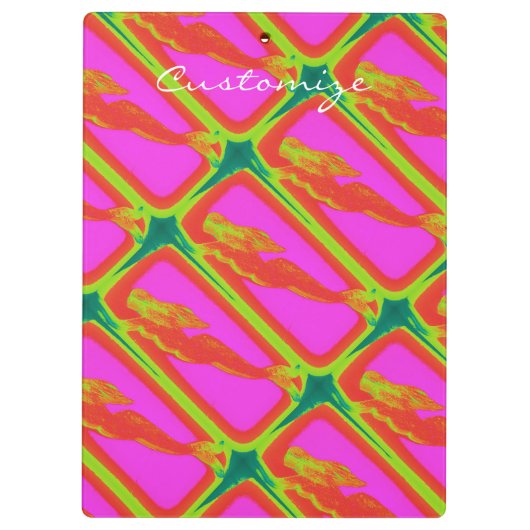 Meerjungfrauentauchen Klemmbrett (Rückseite)