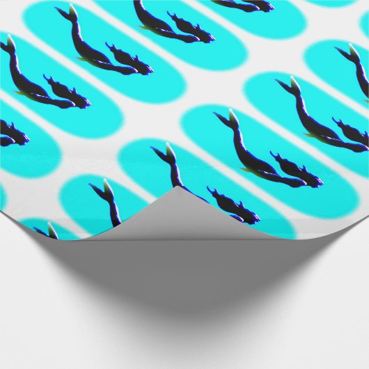 Meerjungfraumuster Geschenkpapier (Ecke)