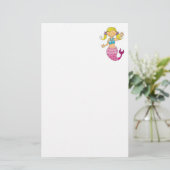 Meerjungfrauprinzessin Briefpapier (Stehend Vorderseite)