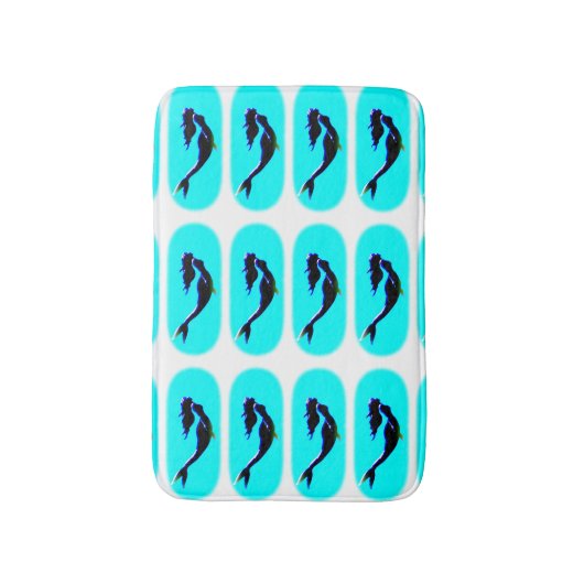 Meerjungfrauschwimmen Badematte (Vorderseite Vertikal)