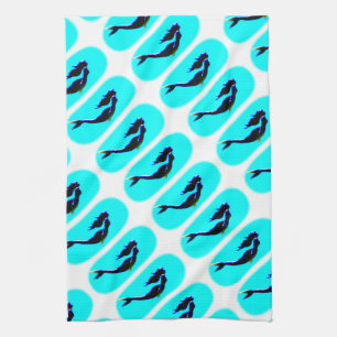 Meerjungfrauschwimmen Geschirrtuch