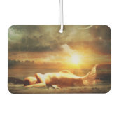 Meerjungfraustrand und goldbraun autolufterfrischer (Vorderseite)