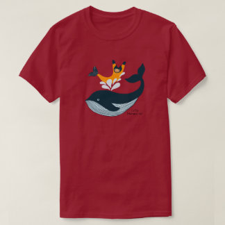 Meerjungkatze und Whale T-Shirt