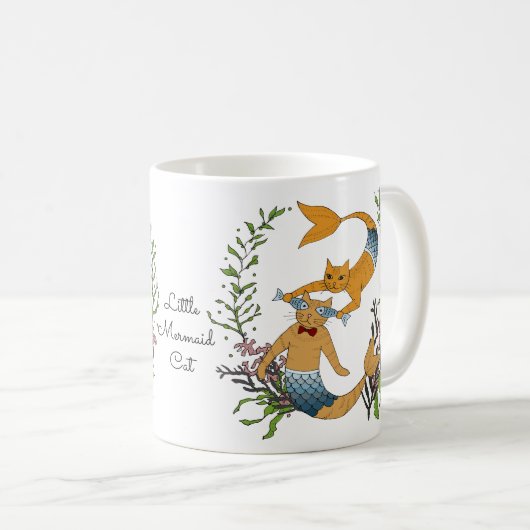 Meerjungkatzen Kaffeetasse (VorderseiteRechts)