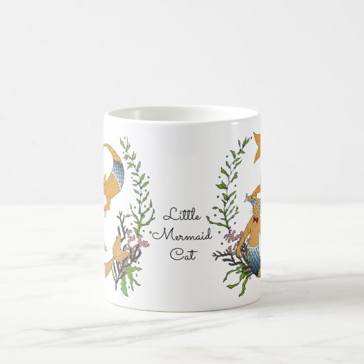 Meerjungkatzen Kaffeetasse (Mittel)