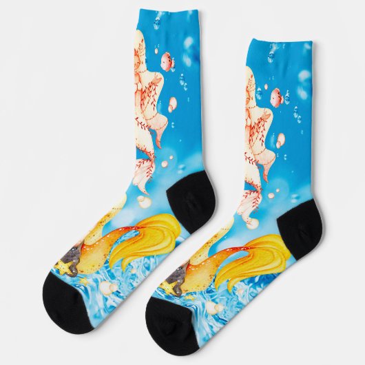 Meerjungsocken Socken (Linkes Detail)