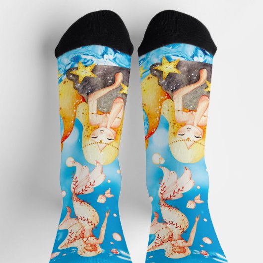 Meerjungsocken Socken (Oben)