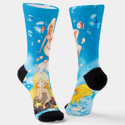 Meerjungsocken Socken (Gewinkelt)